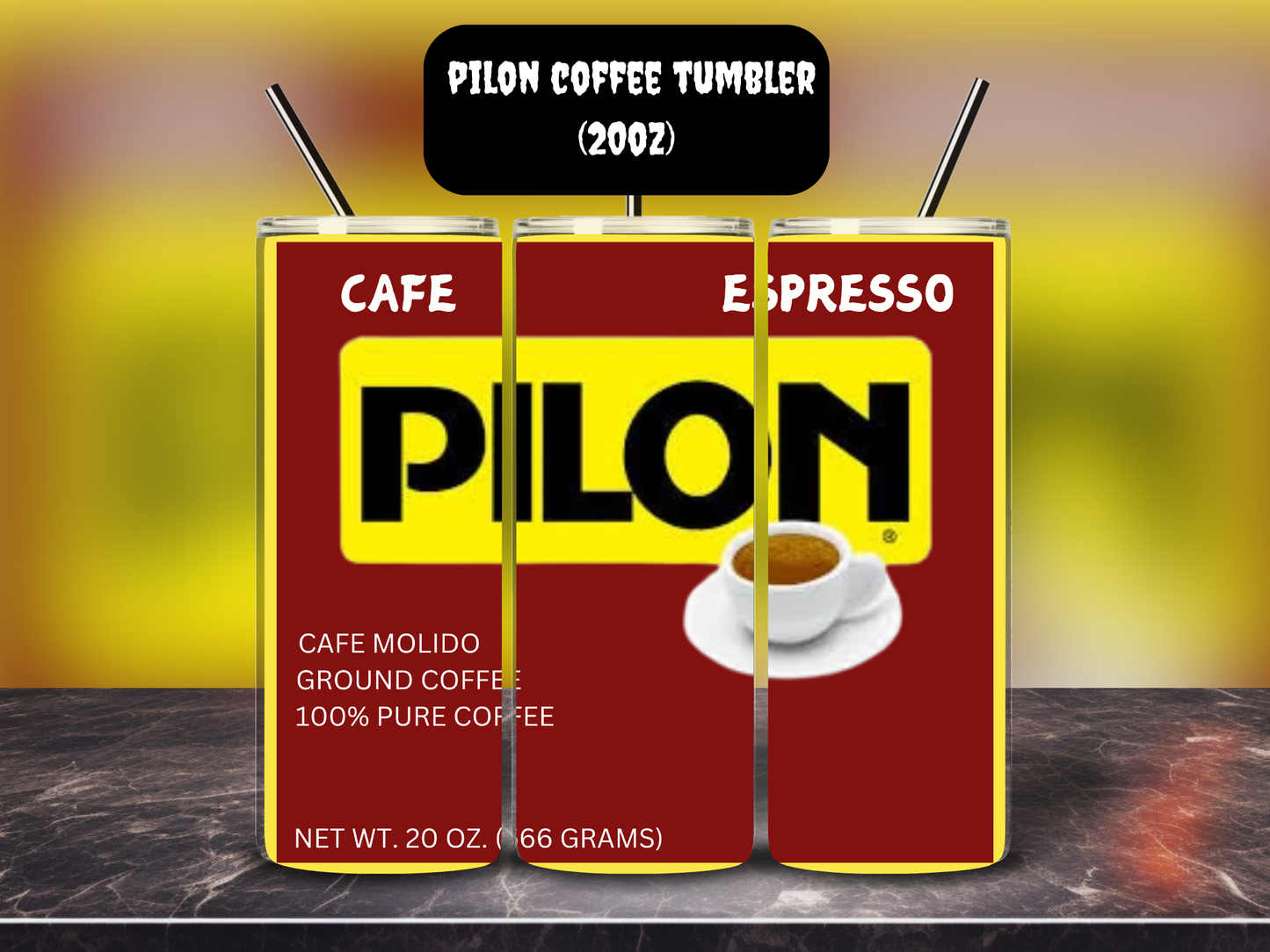 PILON COFFEE TUMBLER (20OZ)