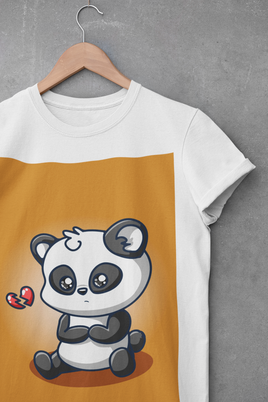 PANDA WITH A BROKEN HEART (T-SHIRT OR HOODIE)