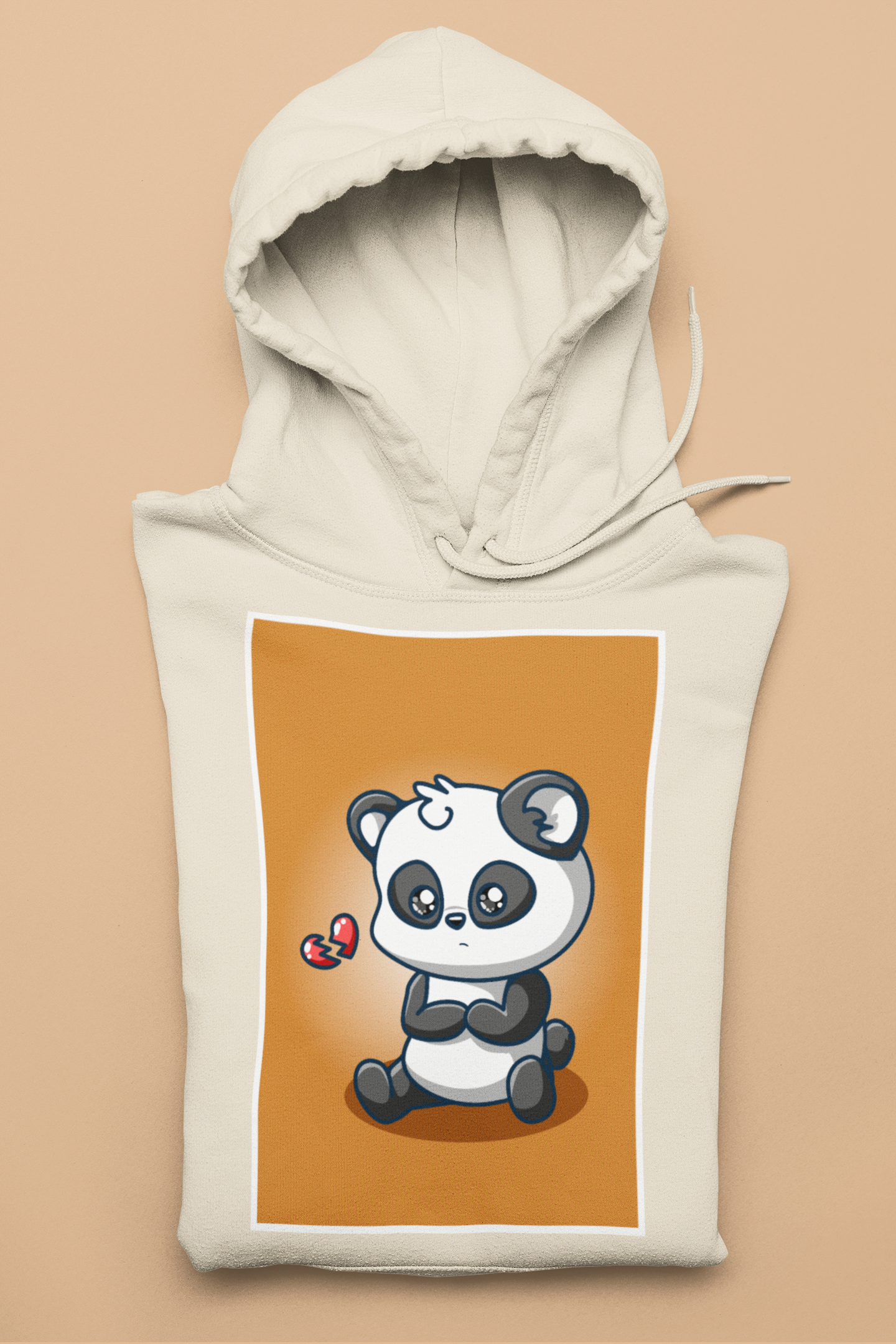 PANDA WITH A BROKEN HEART (T-SHIRT OR HOODIE)